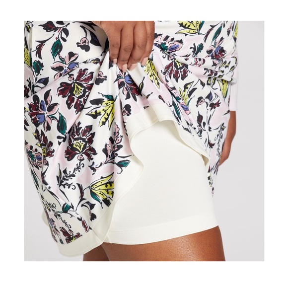 🆕 Lady Hagen Artisanal Print Floral Mix Flounce Skort, Size Medium - Picture 8 of 8